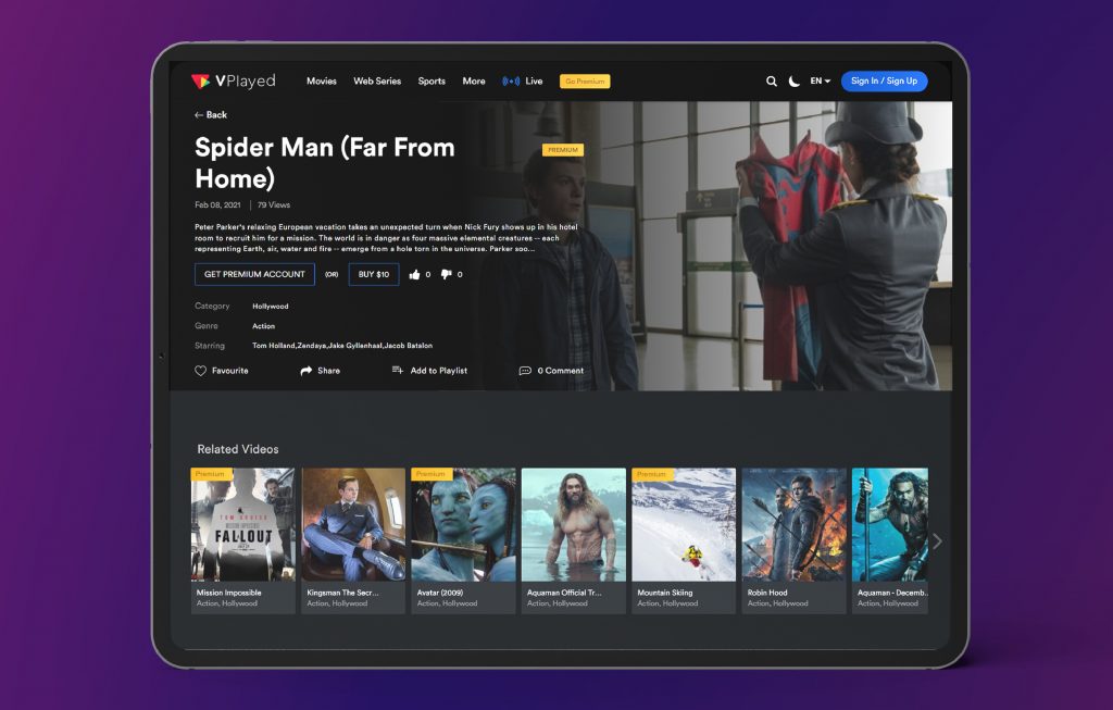 What is premium video on demand