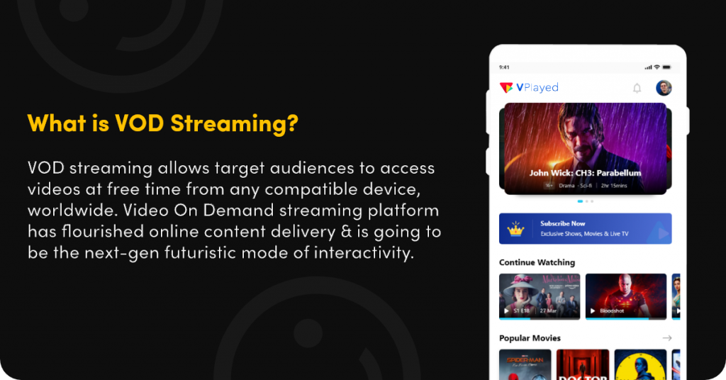 What is vod streaming