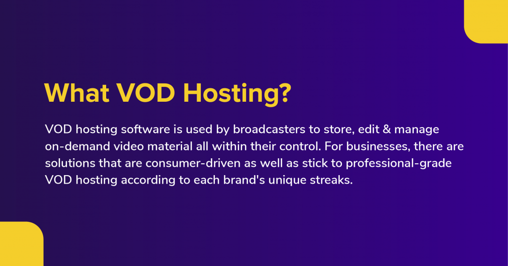 What VOD Hosting?